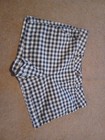 So Girls Shorts Size 16 Black & White Checked Adjustable Waist — photo 1