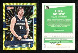 2020-21 Panini Donruss Yellow Laser /25 Luka Doncic #13