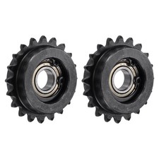 2Pcs #25 Chain Idler Sprocket 10mm Bore 1/4" Pitch 20 Tooth Sprocket