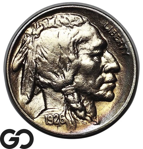 1926-S Buffalo Nickel, Hard To Find Key Date, Choice Uncirculated++