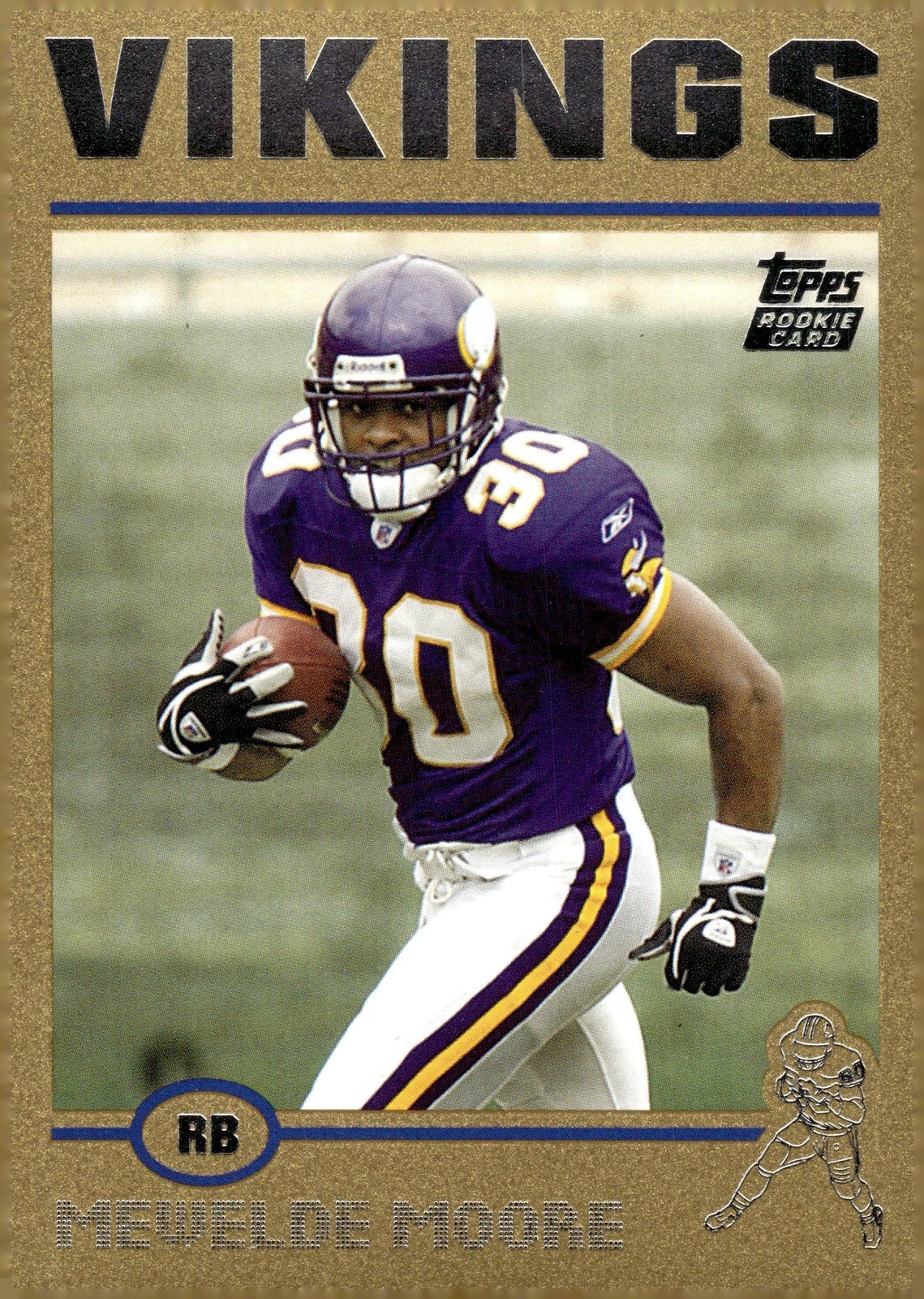 Mewelde Moore Topps #334 Gold
