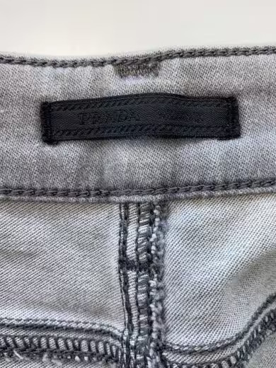 PRADA Stretch Skinny Denim Pants/ Size 27/ Cotton/ Gray/ GFP149 R151 thumbnail 4