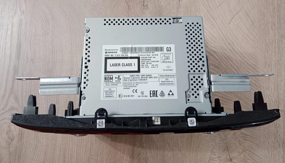 AUTORADIO NISSAN QASHQAI J11 ORIGINALE - DISPLAY TOUCHSCREEN - NAVIGATORE GPS - Immagine 2 di 4