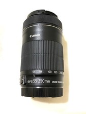 Canon EF-S 55-250mm f4-5.6 IS STM Camera Lens With Lens Caps