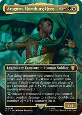 MTG Aragorn, Hornburg Hero (Borderless) [The Lord of the Rings: Tales of Middle-