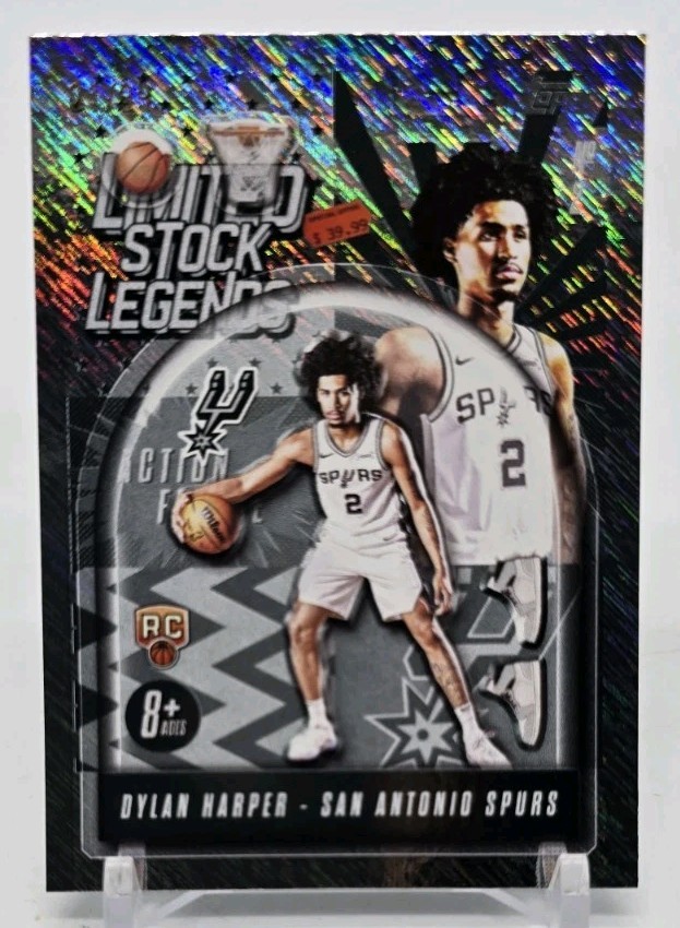 2025-26 Topps DYLAN HARPER Limited Stock Legends Rookie RC Surge 01/99 Spurs NBA