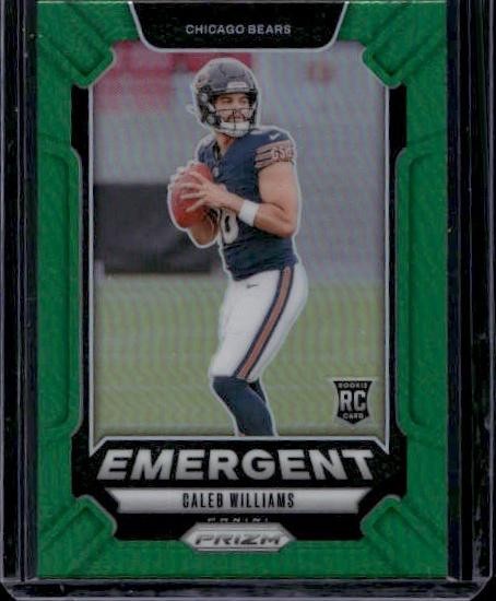 2024 Panini Prizm - Emergent Green Wave Prizm #1 Caleb Williams