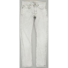 G-Star 3301 Herren Jeans Grau Tapered Regular Stretch W29 L31 (75876)