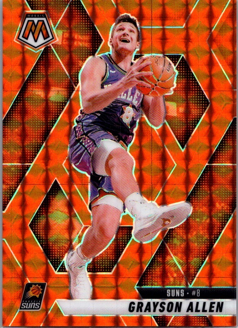 2024-25 Panini Mosaic #96 Grayson Allen Orange Mosaic #/249