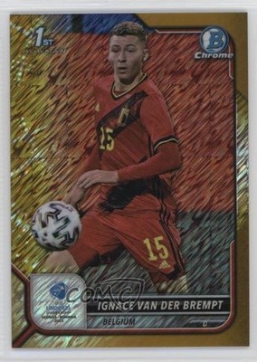 2022-23 Gold Shimmer Refractor /50 Ignace Van der Brempt #7 03rx