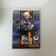 1998-99 Pacific Dynagon Ice Marty Reasoner #162 Auto Autograph Signed Blues
