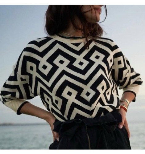 Jacquard Oversized Crewneck Sweater - Future Collective Jenny K. Lopez Target 3x
