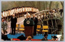 Postcard Concord Bicentennial Celebration 1975 President Gerald Ford