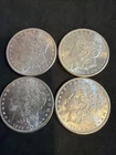 4 Uncirculated 1899 O Morgan Silver Dollar $1 BU 90% Silver