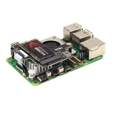 Geekworm X1003 Tiny PCIe to M.2 HAT NVMe SSD PIP Peripheral Board black