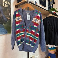 Vintage 90s Aztec Patterned Cardigan Sweater