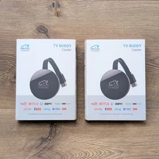 TV Buddy Screen Caster Streaming Device Lot of 2 New