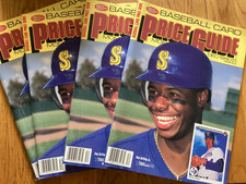 MATT WILLIAMS AUTOGRAPHED 4 TIMES ATTACHED CARDS GRIFFEY 1990 COVER PRICE GUIDE