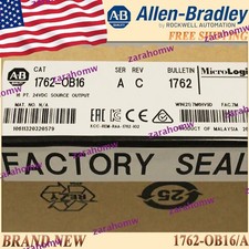 New in Box 1762-OB16/A AB MicroLogix 16 Point D/O Module 1762OB16 serA US Stock