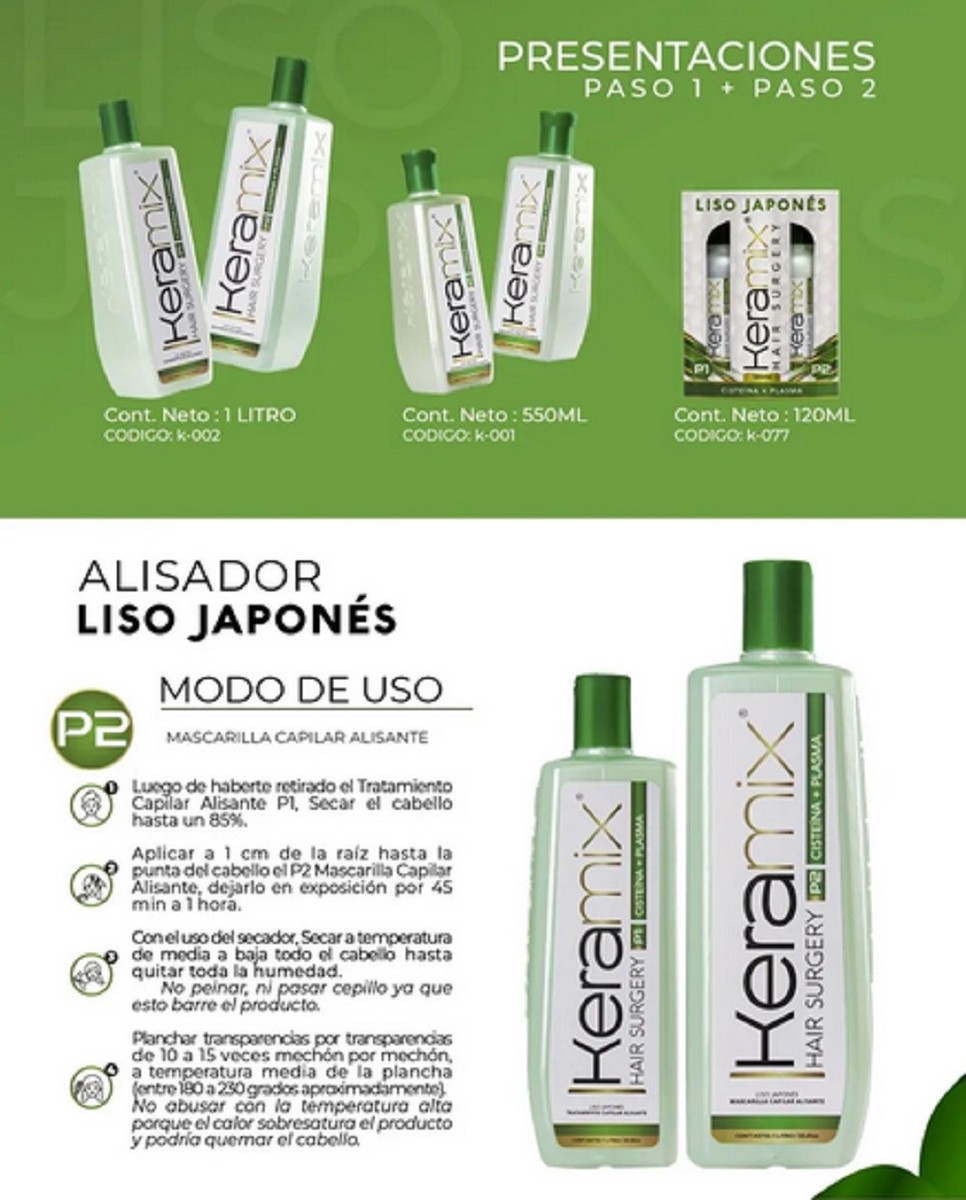 Keramix Japanese Straightening Hair Surgery 550ml