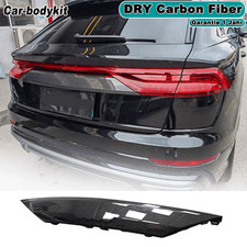 Für Audi Q8 SQ8 RSQ8 19-23 DRY Carbon Hintertür Kofferraum Deckel Schutz Blende 