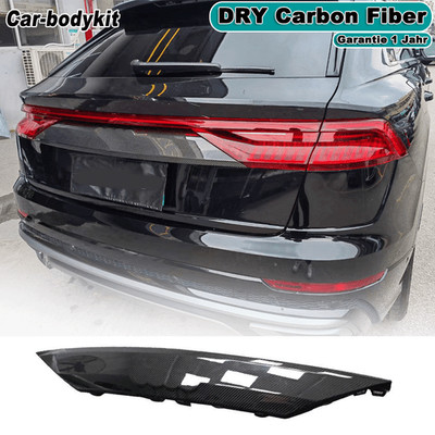 Für Audi Q8 SQ8 RSQ8 19-23 DRY Carbon Hintertür Kofferraum Deckel Schutz Blende 
