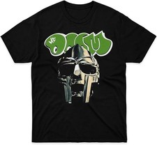 HOT MF Doom Mask Black Cotton T-Shirt Full size S-5XL HL906