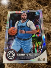 NORMAN POWELL 2025-26 Bowman Chrome RayWave Refractor #BCV-192 Clippers /399