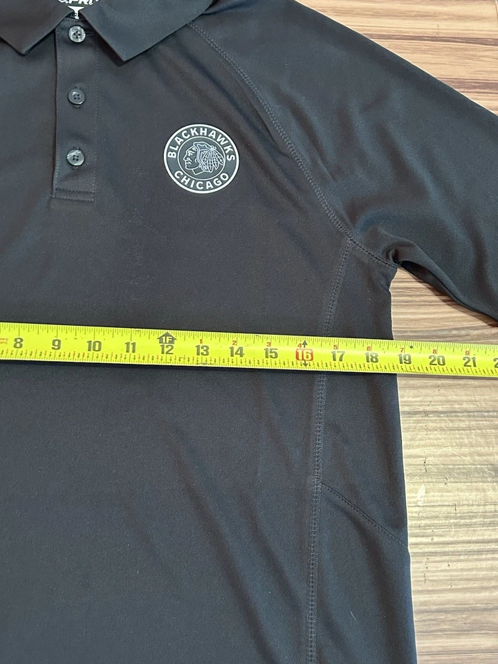 Mens Chicago Blackhawks Winter Classic 2019 Polo Shirt size Medium - Image 3 of 4