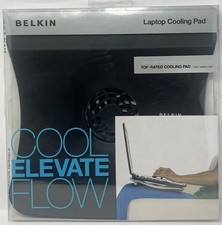 Belkin Laptop Pad Cooling Fan / Stand Black USB Powered F5L001 11.5"L