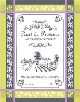Geschirrtuch Vin Cote De Provence 50 cm x 70 cm Anis