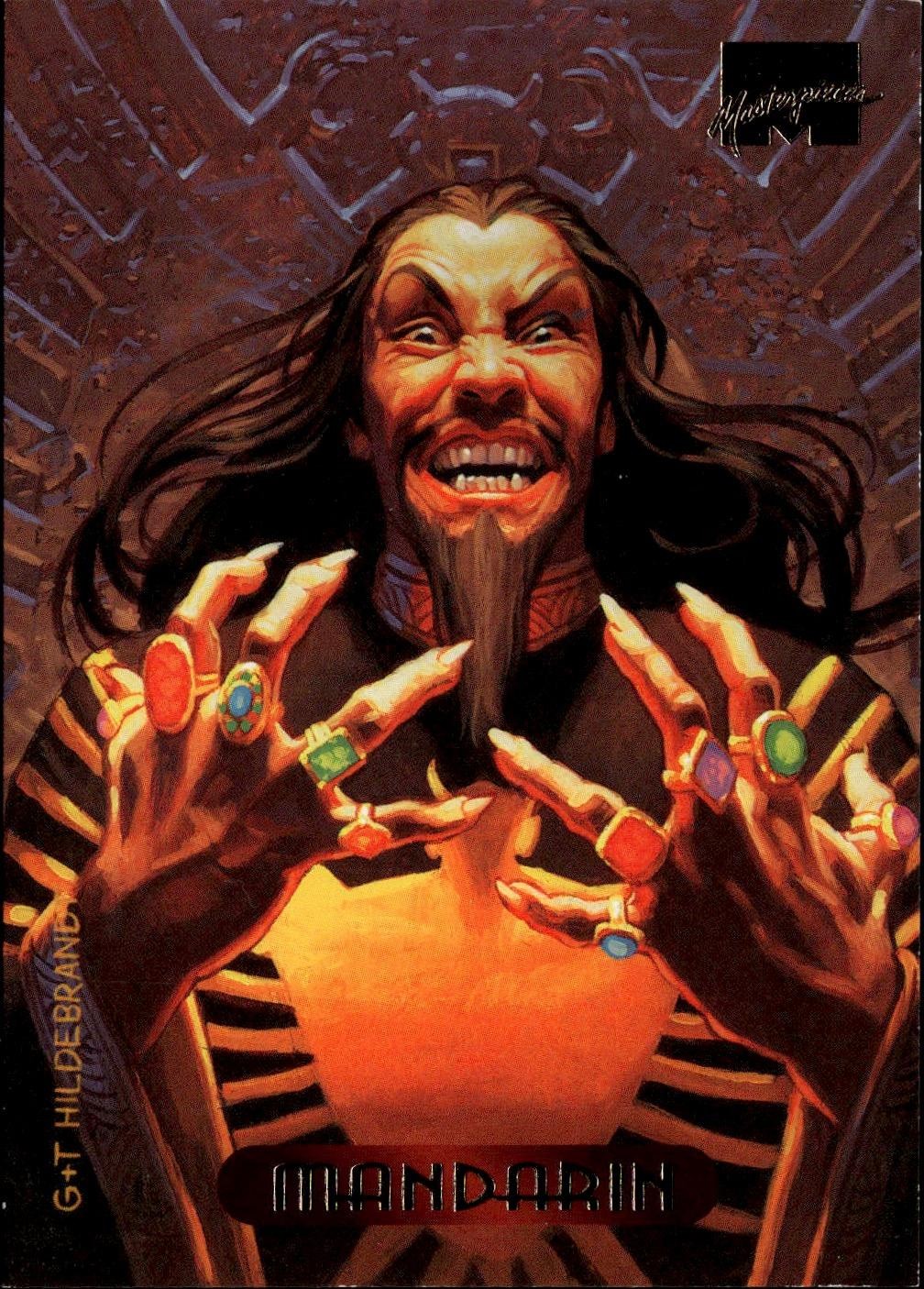 1994 Fleer Marvel Masterpieces Hildebrandt Brothers #71 Mandarin