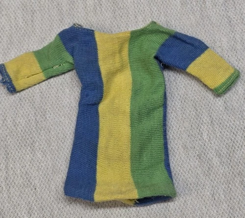 Vintage 1960s Mattel Tagged Original Twiggy Barbie Doll Dress