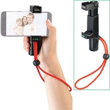 Hama Profi Handy Video-Halterung Halter mit Griff Stativ Mono-Pod Smartphone