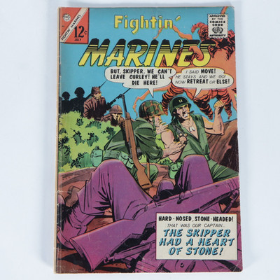 Fightin Marines Vol 1 #64 Charlton Comics 1965 The Skipper Had a Heart of Stone
