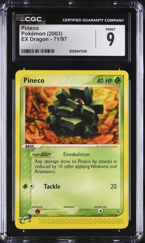Pineco graded CGC 9 for sale on eBay