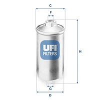 UFI Kraftstofffilter 31.504.00 Filtereinsatz FüR Alfa Fiat Lancia Peugeot Tipo 1