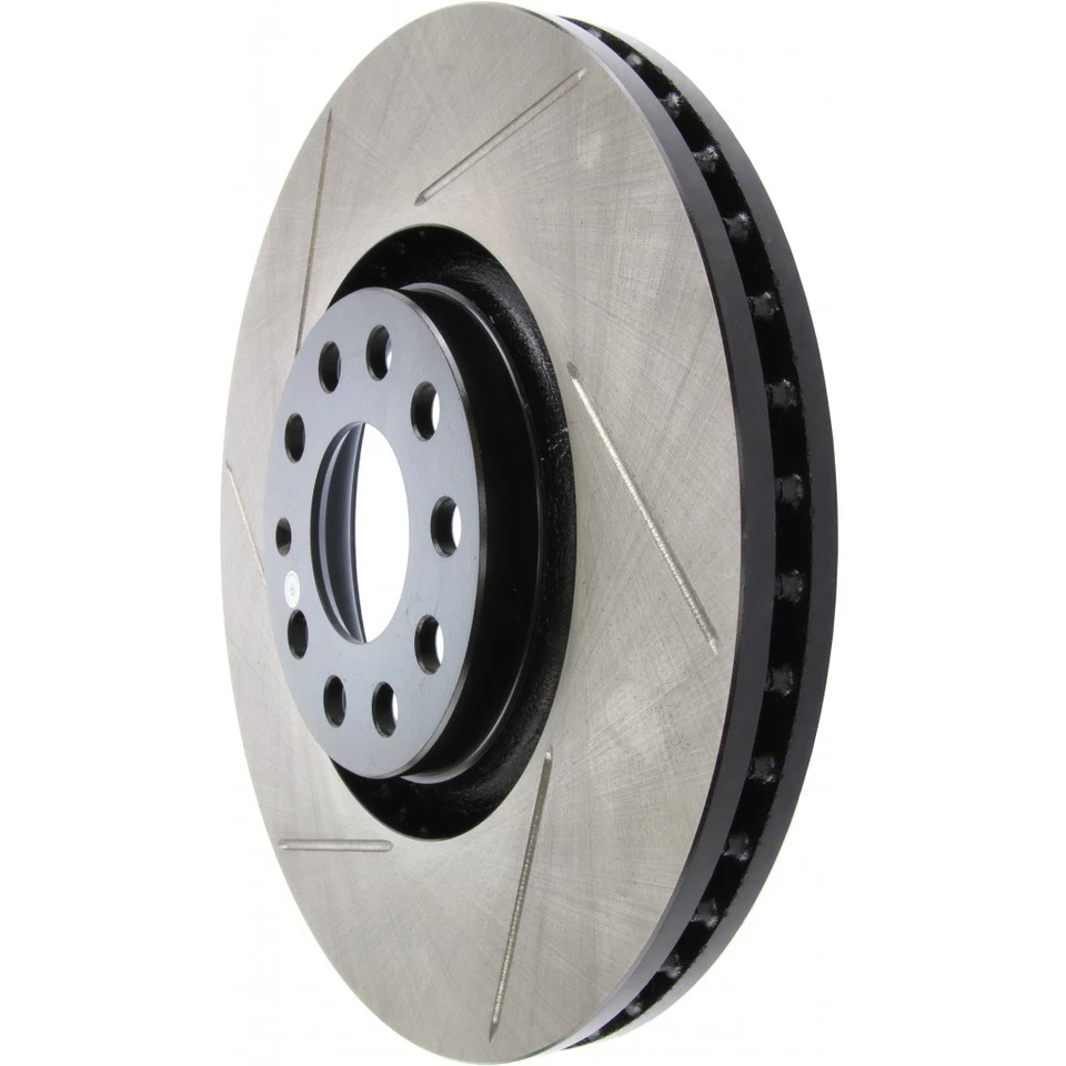 StopTech para Audi A4/A6 1998-2009 Rotor de freno deportivo ranurado lado del conductor delantero Foto 3 de 4