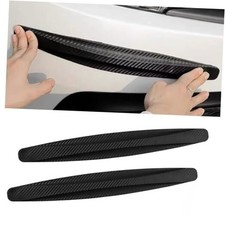 2PCS Car Bumper Guard Strip, Scratch-Resistant Anti-Collision Patch, black
