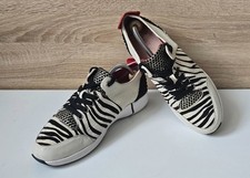 Marc Cain Leder Sneaker Schuhe Zebramuster An...
