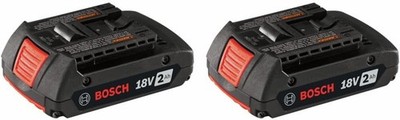 Bosch 2 Pack Of Genuine OEM Replacement Batteries, BAT610G-2pk