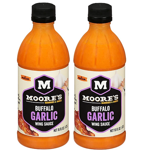 Moore's Buffalo Garlic Wing Sauce 2 Pack - 第 1/2 張圖片