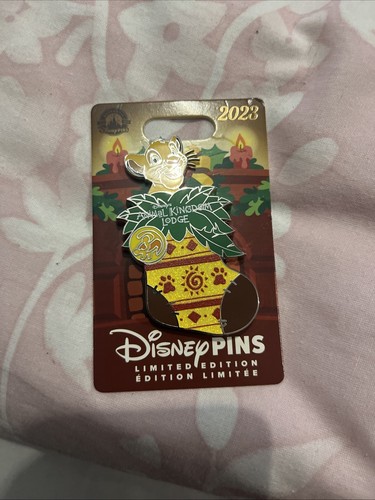 2023 Walt Disney World Holiday Resort Pin - Animal Kingdom Lodge Simba