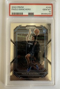 その他 NBA PRIZM PAOLO BANCHERO ROOKIE PSA 10 2022-23 Panini Prizm - Rookie Signatures Paolo Banchero #RSI