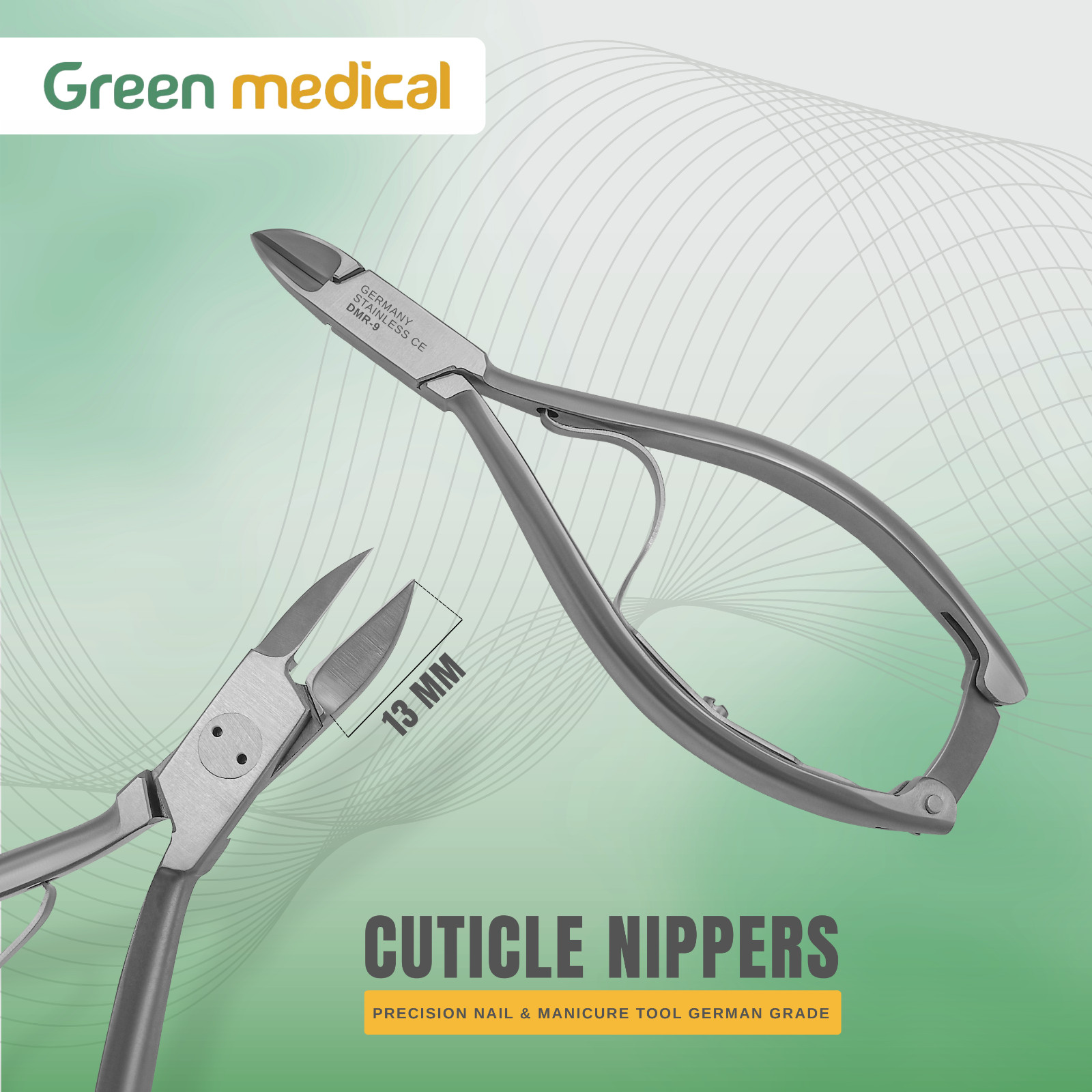 Cuticle Nippers Precision Nail & Manicure Tool german grade Stainless Steel