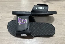 lakers team issued Markieff Morris Locker Room Slide sandals Shoes Slippers