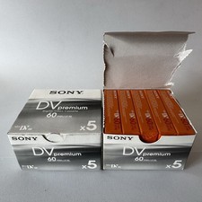 10x SONY DV Premium 60 min MiniDV Digital Video Cassette Tape Pack for Camcorder