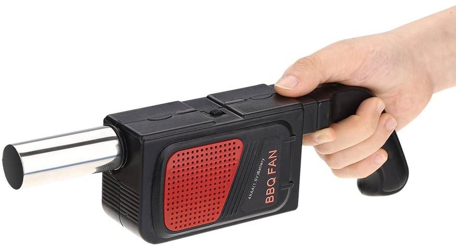 Soplador electrico portatil de mano para barbacoa y parrilla