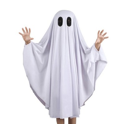Noubeau Unisex Kid Ghost Costume Girl Halloween Fancy Dress 5-7 Years, White