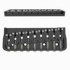New Hipshot Fixed Bridge 9 String Black 41090B - Auth Dealer Fast Ship